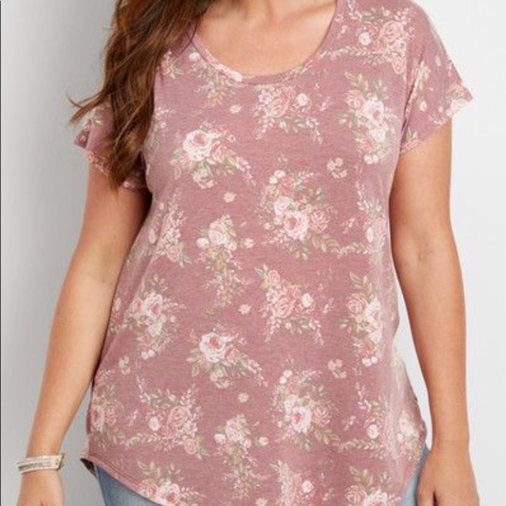 Maurices 24/7 Floral Tee